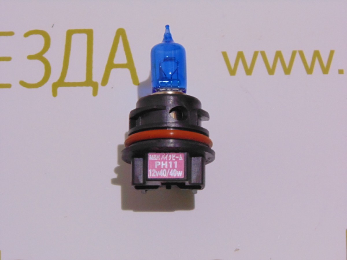 ГАЛОГЕНКА SUZUKI ADDRESS V50 ORIGINAL (PH11 12V40/40W ) синий свет