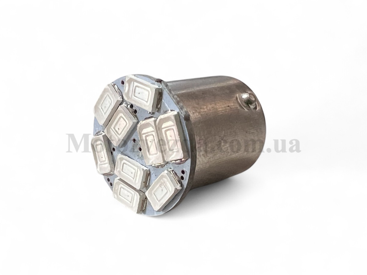 Лампа поворотов и габаритов диодная G23 (BA15S) 12V 21W красная #2