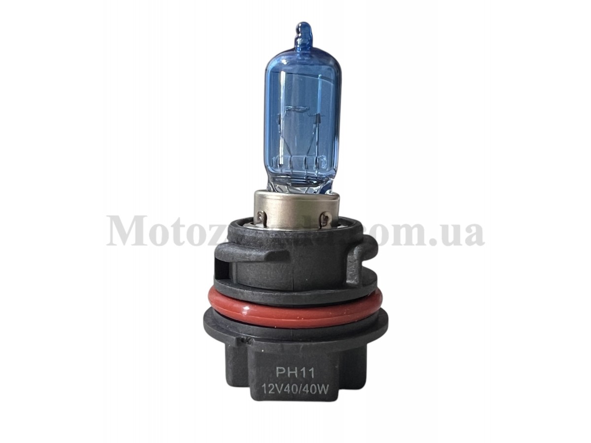 Лампа фары PH11 12V 40/40W Honda Dio АF34/35, LEAD AF48 синяя "MN"