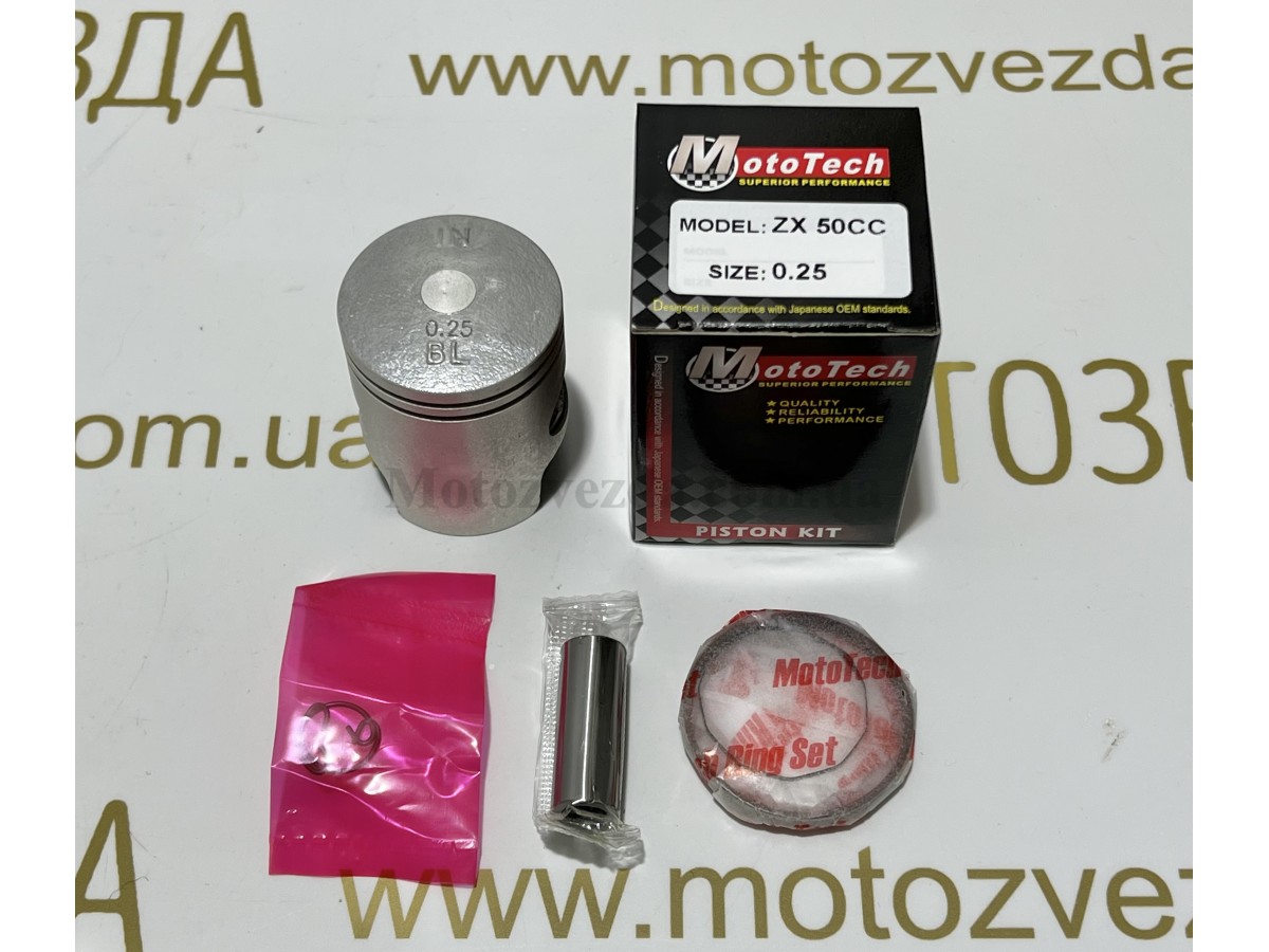 Поршень 0.25 HONDA DIO AF34/35 49сс (TW) MOTOTECH 