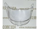 Шлем МТ 606 открытый ЧЕРНЫЙ  белое стекло + встроенные очки MotoTech ( size: L )