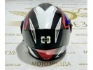 Шлем Модуляр flip-up ( трансформер ) Черный , встроенные очки QKE Helmet (size: L)