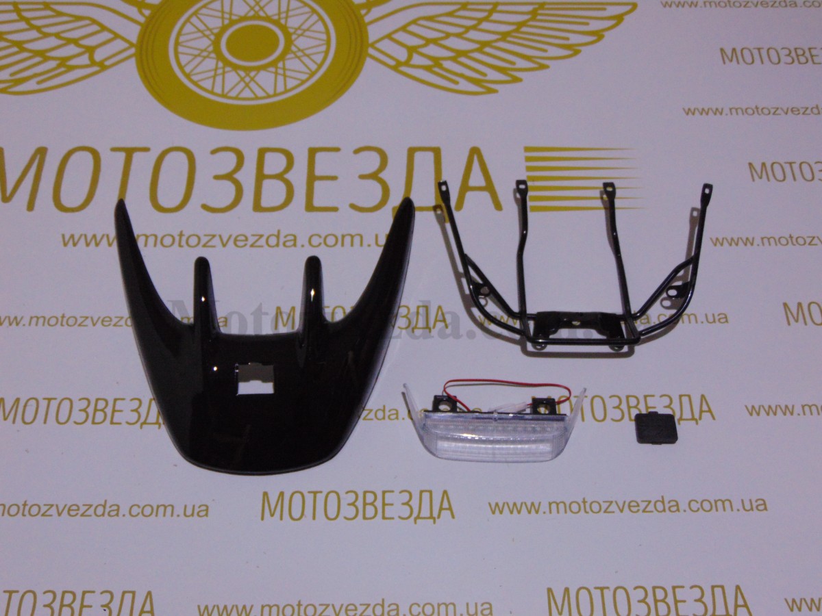 Спойлер в сборе HONDA DIO AF-34/35 (черный)