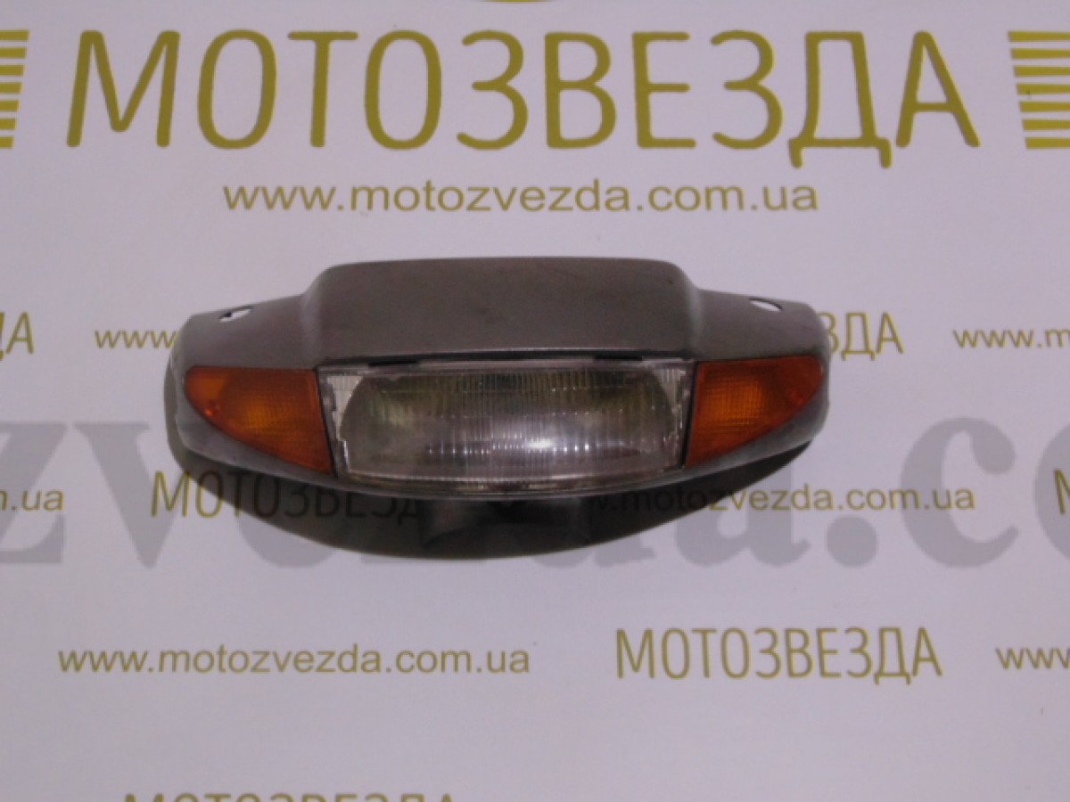 Голова в сборе Suzuki Lets 2 DX серая