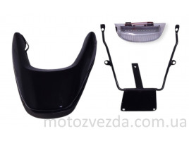 Спойлер у зборі YAMAHA JOG SUPER ZR (чорний)