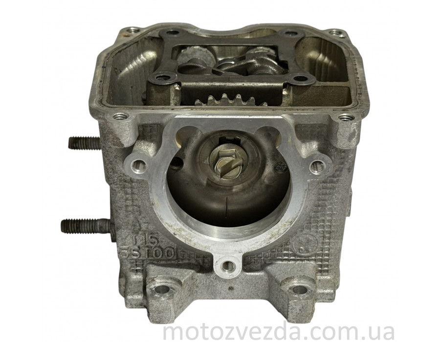 Головка цилиндра в сборе Yamaha JOG SA-55J / SA-56J / Gear UA07J NEW / UA08J (под датчик температуры NR-12) Б/У