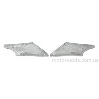 Стекла поворотов передние YAMAHA NEXT ZONE 3YJ барабан (пара) БЕЛЫЕ