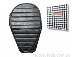 Чохол сидіння чорний поперечна лінія HONDA DIO AF-27/28