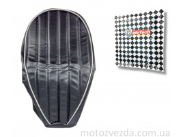 Чохол сидіння чорний поздовжня лінія HONDA DIO AF-27/28