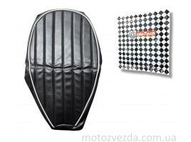 Чохол сидіння чорний поздовжня лінія YAMAHA JOG SA-01/04/08/12/AF62/AF68