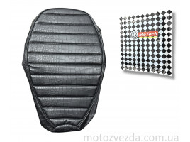 Чохол сидіння чорний поперечна лінія SUZUKI LET'S III