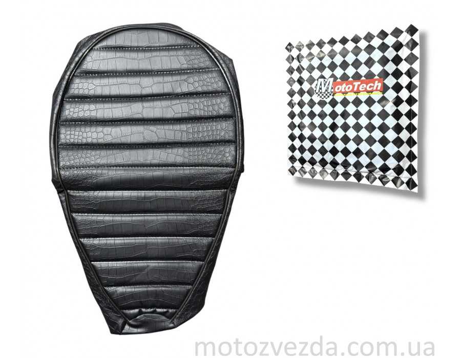 Чехол сиденья черный поперечная линия YAMAHA JOG SA-36J/39J