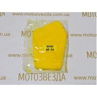 ЭЛЕМЕНТ ФИЛЬТРА HONDA DIO AF-34/35/CESTA ПРОПИТАНЫЙ (ЖЕЛТЫЙ)
