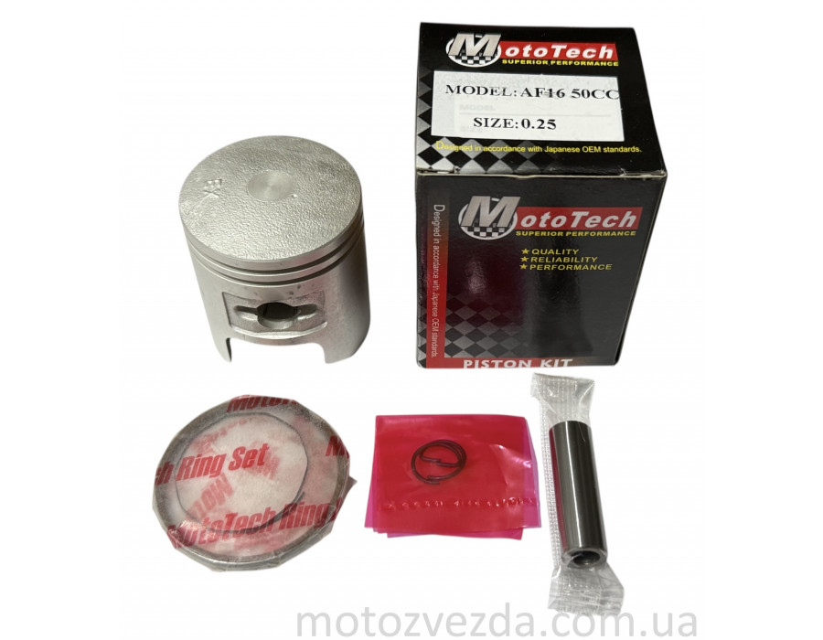 Поршень 0.25 HONDA TACT AF-16 49сс (TW) MOTOTECH