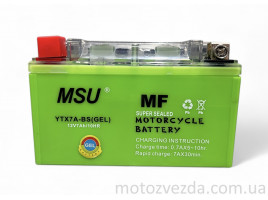 Аккумулятор GEL 12V / 7AH YTX7A-BS MSU 