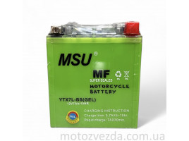 Аккумулятор GEL 12V / 7AH  YTX7L-BS MSU 