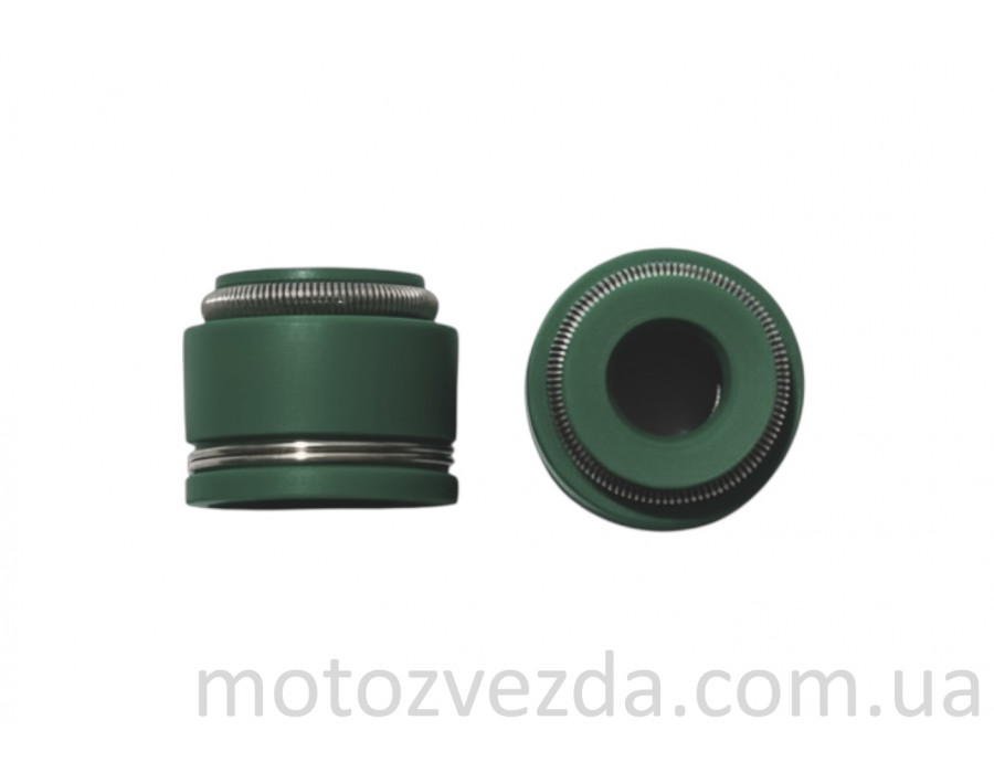 Сальники клапанів Suzuki LET'S 4/PALET/V-50 ADRRESS injection (2 штуки) 2002 зелені