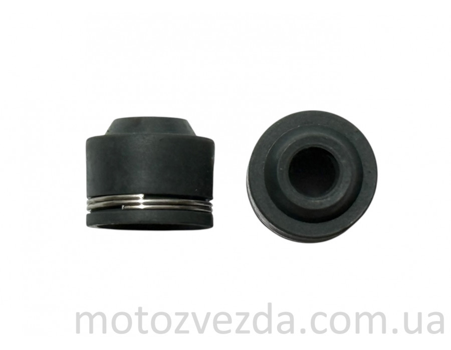 Сальники клапанів Suzuki LET'S 4/PALET/V-50 ADRRESS injection (2 штуки) 1003 чорні