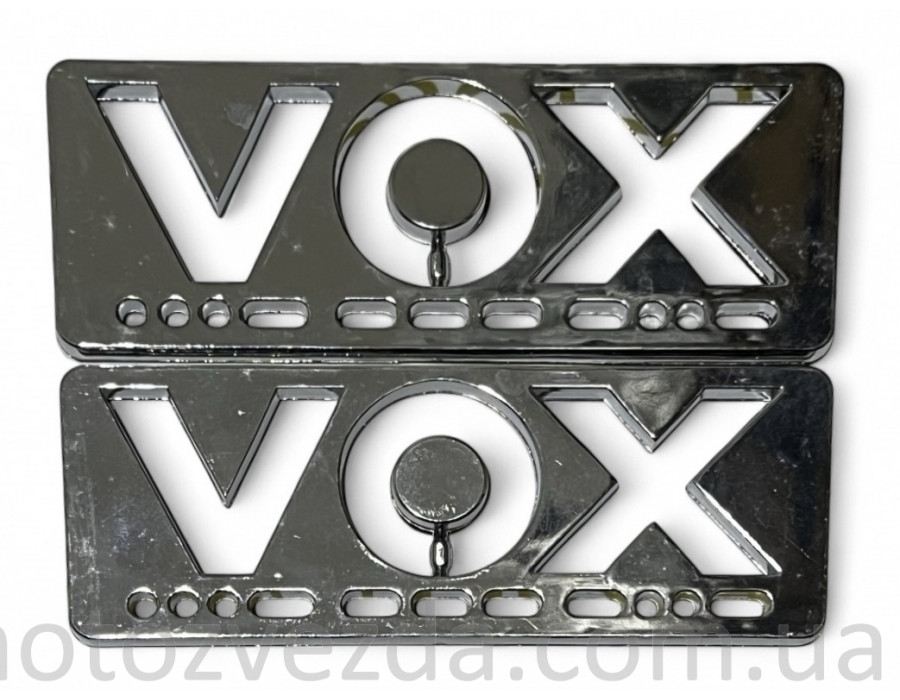 Наклейка Yamaha VOX ( хром ) 2шт. КНР