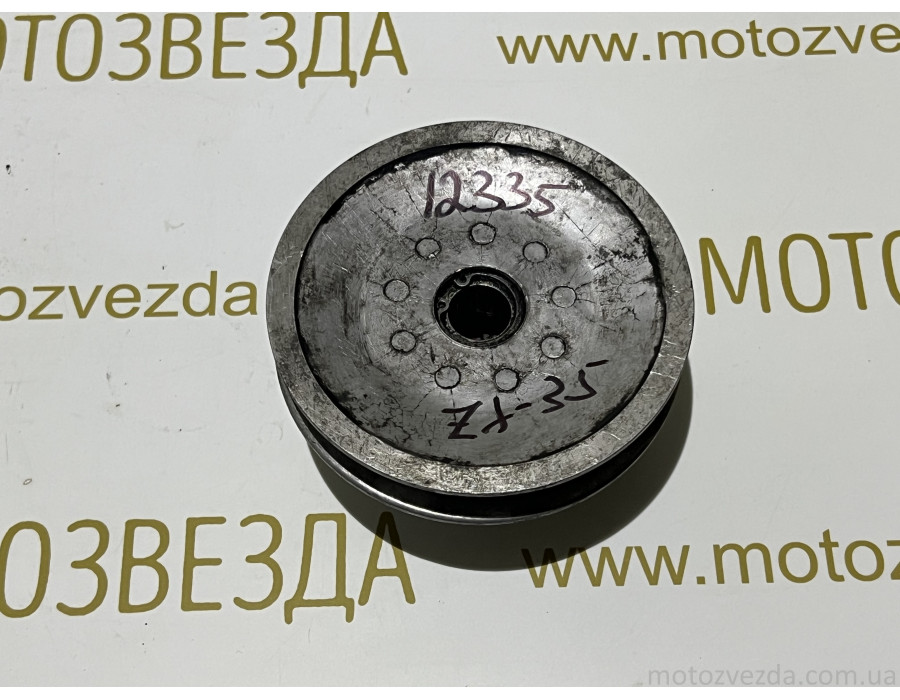 Шкив заднего вариатора алюминиевый Honda AF-35 / AF-62 / AF-68 118mm. Japan