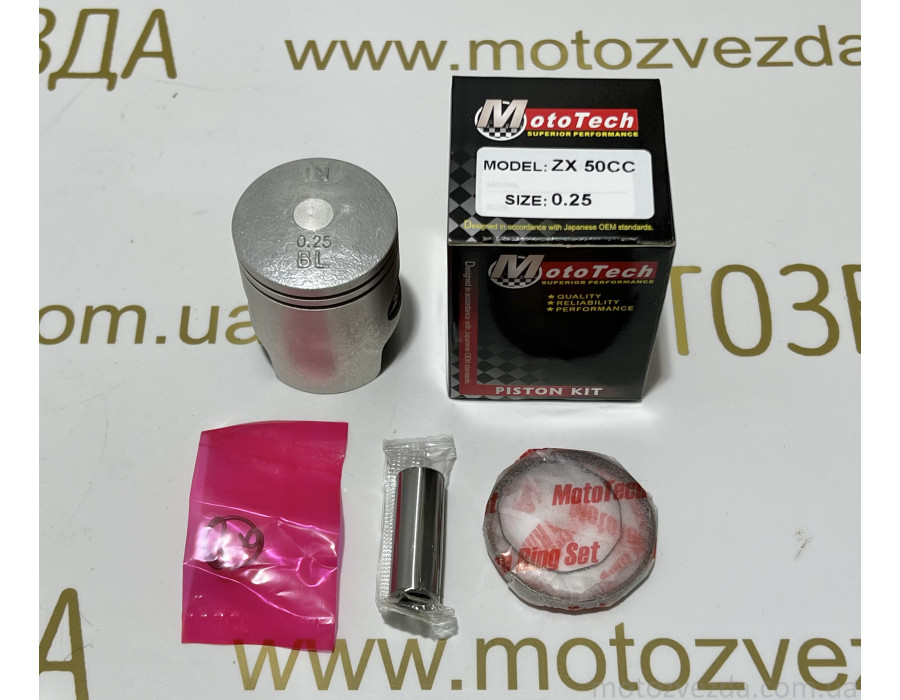 Поршень 0.25 HONDA DIO AF34/35 49сс (TW) MOTOTECH