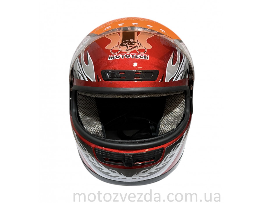 Шлем закрытый WLT-106 КРАСНЫЙ MotoTech ( size: S)
