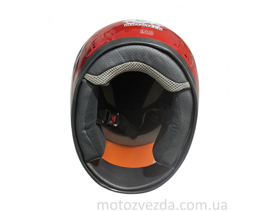 Шлем закрытый WLT-106 КРАСНЫЙ MotoTech ( size: S)