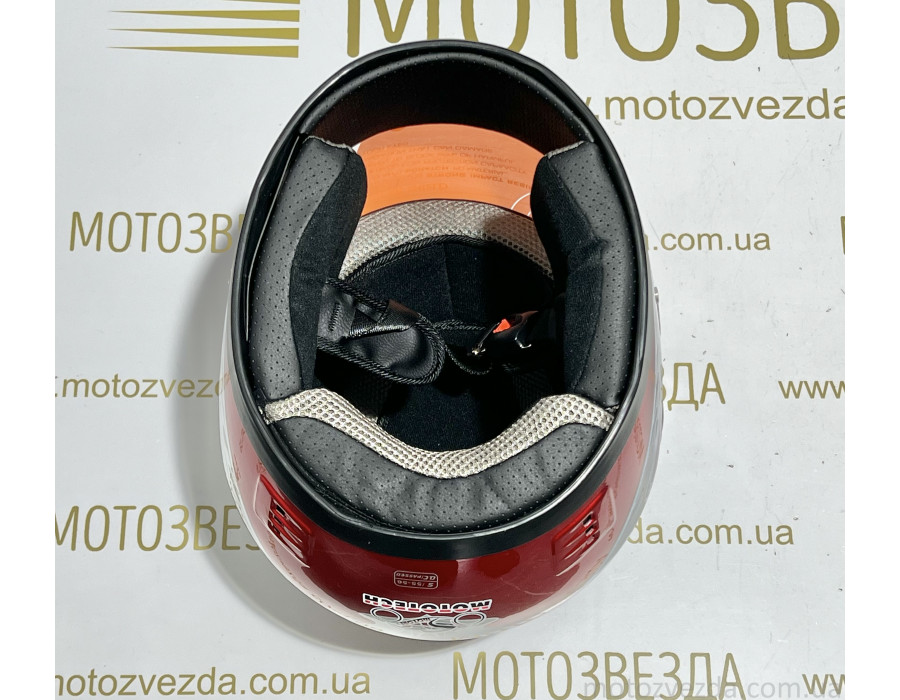 Шлем закрытый WLT-106 КРАСНЫЙ MotoTech ( size: S)