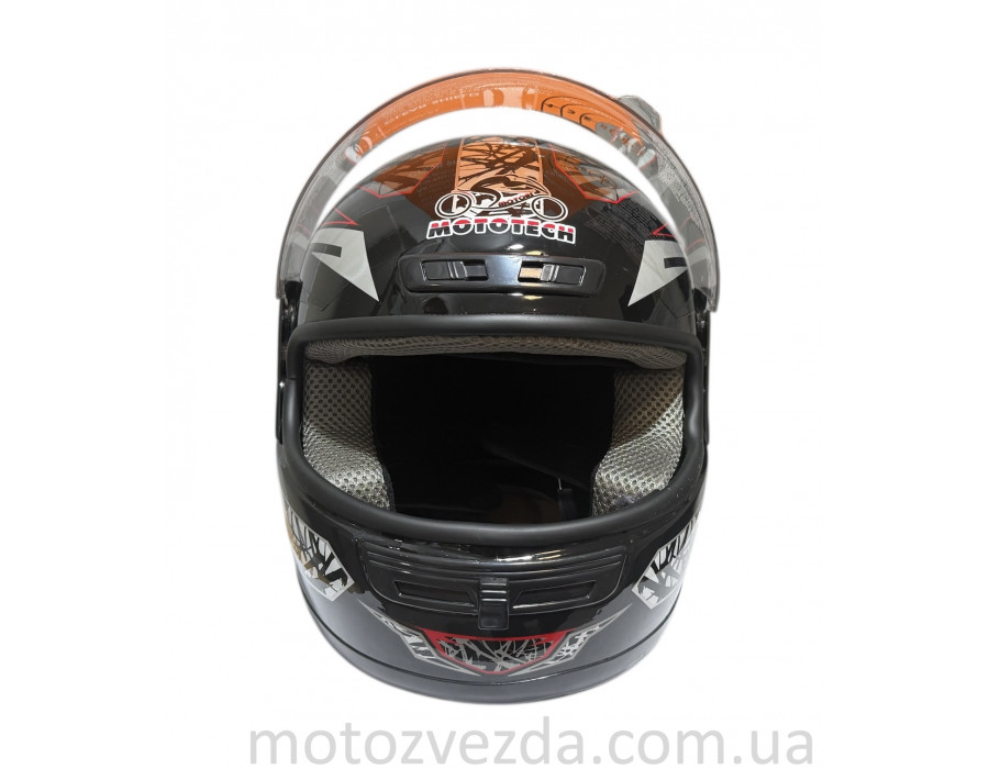 Шлем закрытый WLT-106 Чёрно-белый MotoTech ( size: S)
