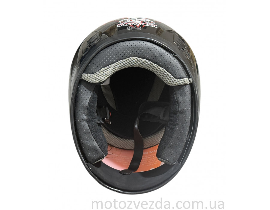 Шлем закрытый WLT-106 Чёрно-белый MotoTech ( size: S)