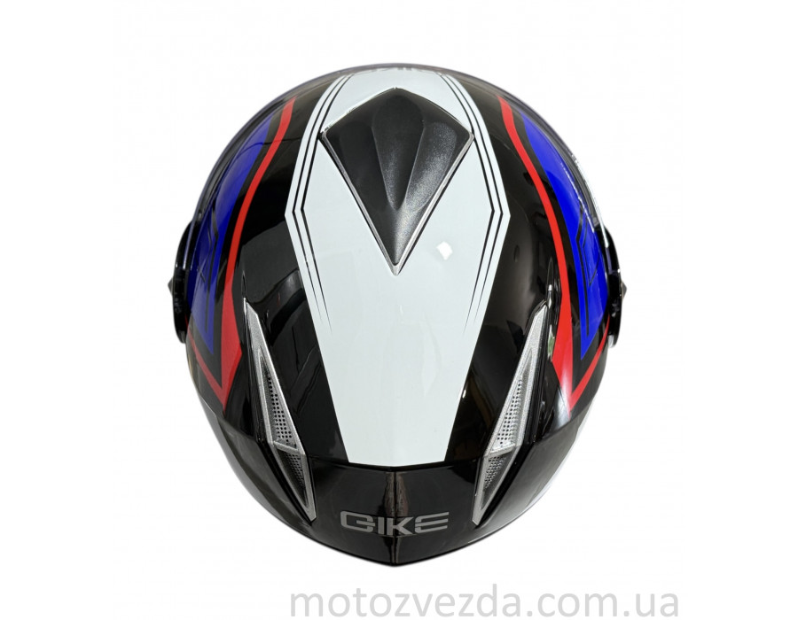 Шлем Модуляр flip-up ( трансформер ) Черный , встроенные очки QKE Helmet (size: M)