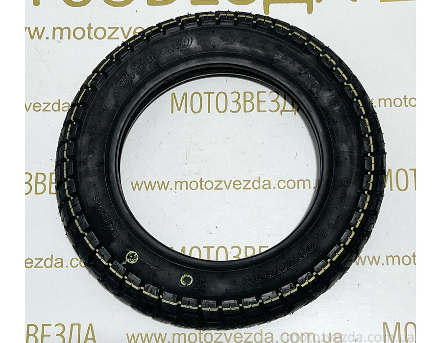 Резина 3.00-10 TL (6026) (TW) MotoTech