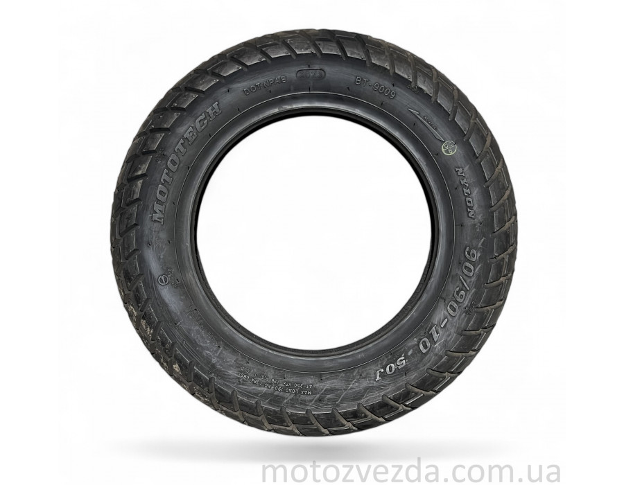 Гума 90/90-10 TL (9009) (TW) MotoTech