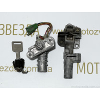 Замок зажигания Suzuki Lets 2 DX CA1KA ( комплектный ) 3-замка. Japan