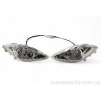 Повороти (пара) передні в зборі (БІЛИЙ) YAMAHA JOG SA-16/36/39