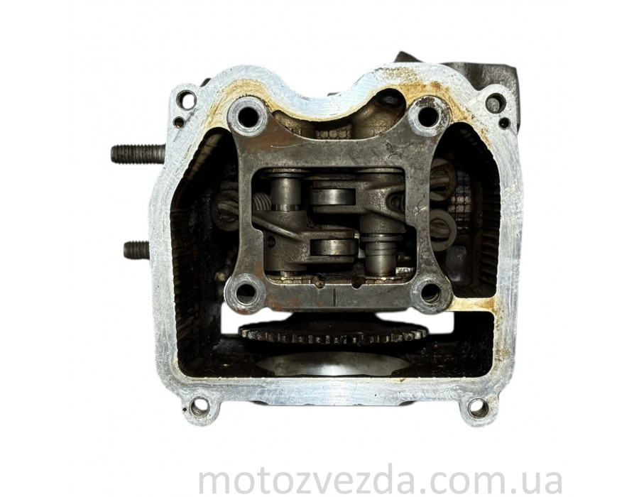 Головка цилиндра в сборе Yamaha JOG SA-36J / SA-39J / Gear UA06J / UA07J с дефектами ! (под датчик температуры 1797000480)