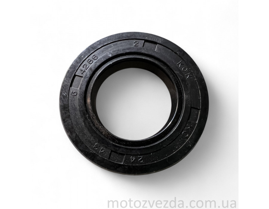 Сальник коленвала SUZUKI AD50/100/110 (24-43-6mm) "KOK"