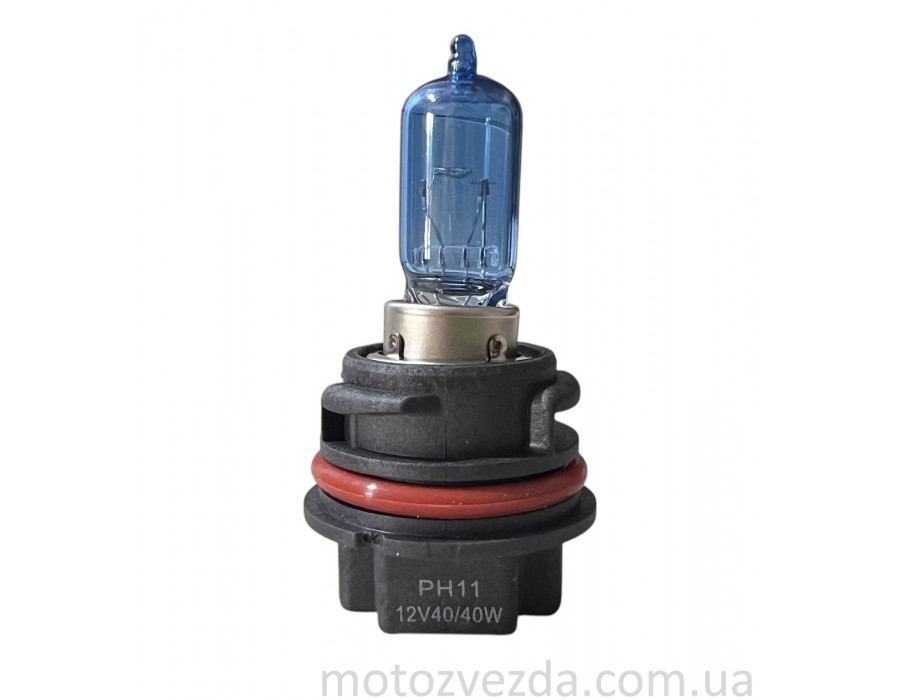 Лампа фары PH11 12V 40/40W Honda Dio АF34/35, LEAD AF48 синяя "MN"