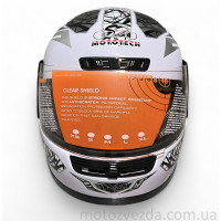 Шолом закритий WLT-106 БІЛИЙ MotoTech (Size S)