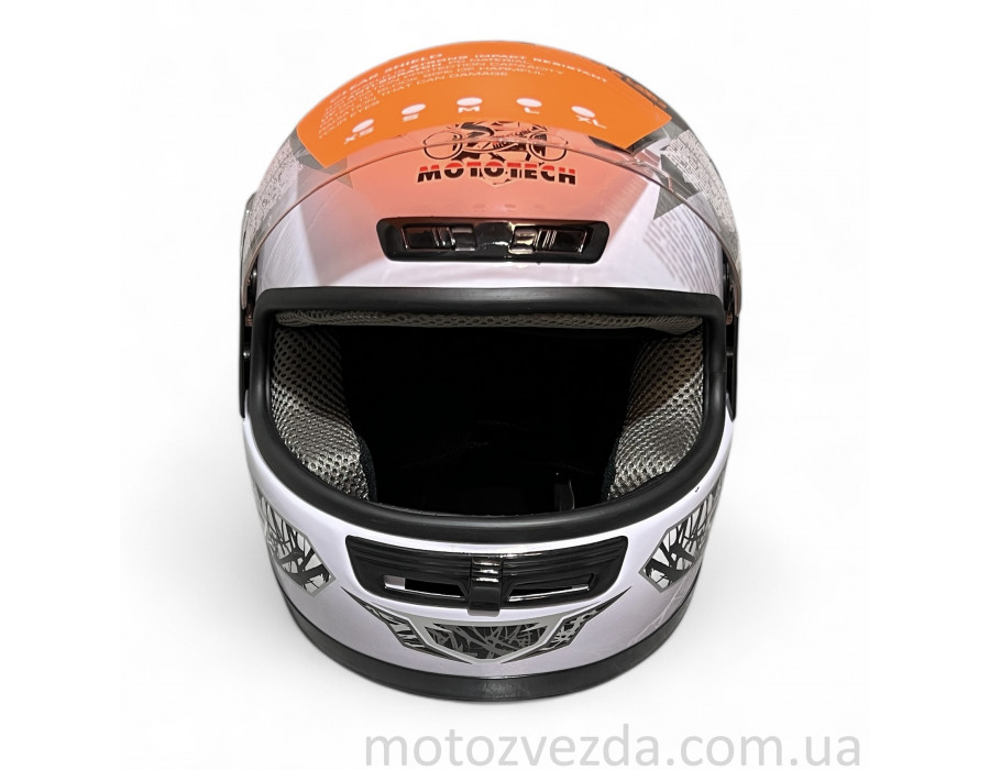 Шлем закрытый WLT-106 БЕЛЫЙ MotoTech (Size S)