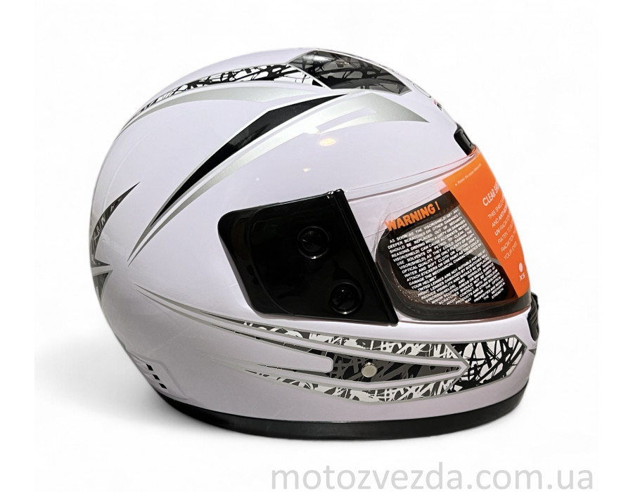 Шлем закрытый WLT-106 БЕЛЫЙ MotoTech (Size S)