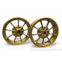 Диск титановий (ЗОЛОТИЙ) HONDA DIO  AF-18/27/34/FIT TACT AF-24/30  (пара) 