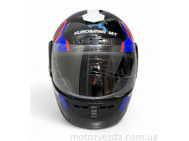 Шлем закрытый HF-101 Q275-R Черный KUROSAWA M-T (Size M) 