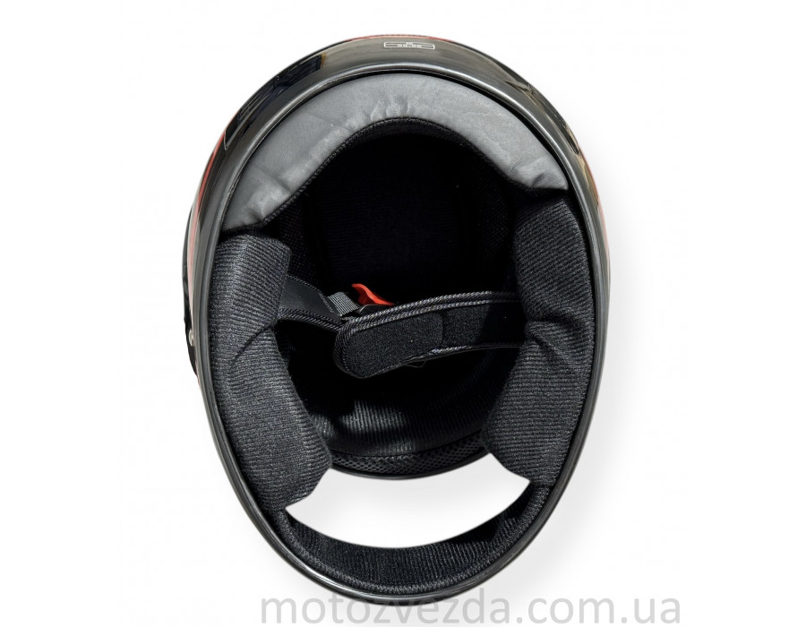 Шолом закритий HF-101 Q233-R Чорний KUROSAWA M-T (Size M )