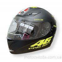 Шолом інтеграл(матовий) + вбудовані очки  K3 №9  LED підсвічування  (Size M )