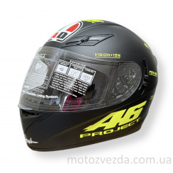 Шолом інтеграл(матовий) + вбудовані очки  K3 №9  LED підсвічування  (Size S )