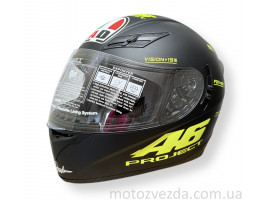 Шолом інтеграл(матовий) + вбудовані очки  K3 №9  LED підсвічування  (Size M )