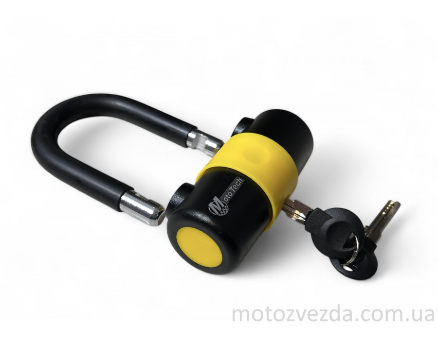 Замок противоугонный MotoTech Yellow TW(610)