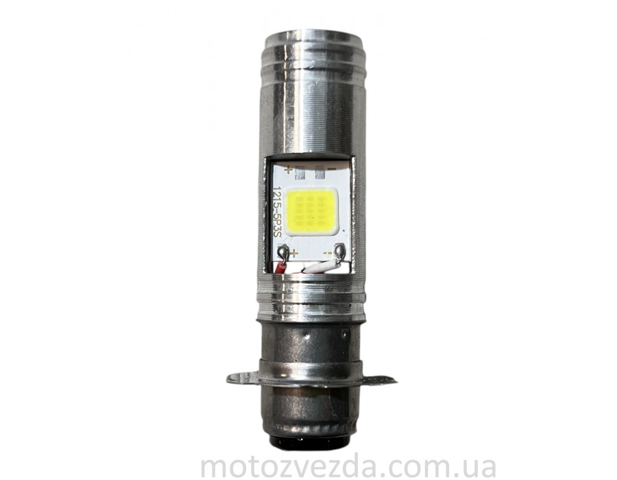 Лампа фары диодная P15D‑25‑3 12V 35/35W 3 лепестка , 2 кристалла #3