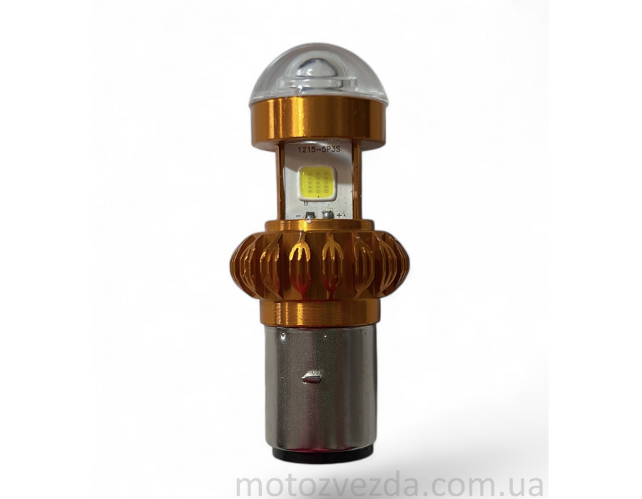 Лампа фари діодна H6 (BA20D) 12 V 35 / 35W 2 кристали "LED"